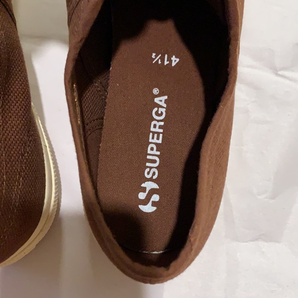 Superga Brown Size 8.5 New without tag - Picture 6 of 6
